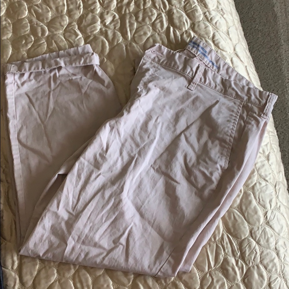 Pink khaki pants